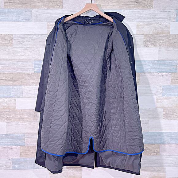 AMERICAN AIRLINES Midi Winter Coat Detachable Liner Black Thinsulate Womens 4R 4 - Picture 3 of 8